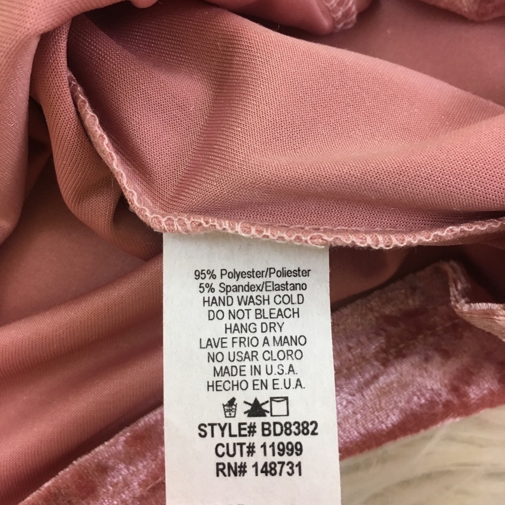 {3/$25} 📍PRICE FIRM📍Crushed Velvet Lace Up Dress - Picture 5 of 6